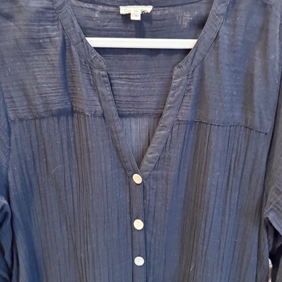 Woman's Maxi Dress, Navy Blue, Size 16, Garnet Hill - Picture 2 of 10